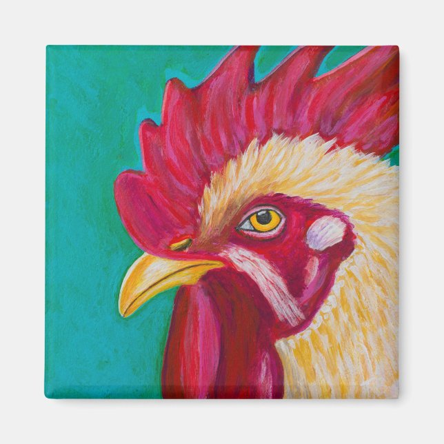 Íman White Rooster (Frente)