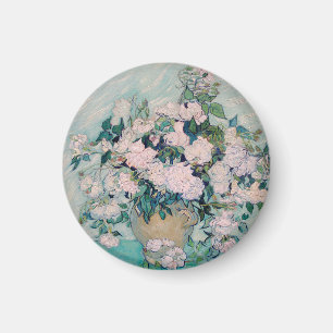 Íman White Roses-1890-Vincent van Gogh