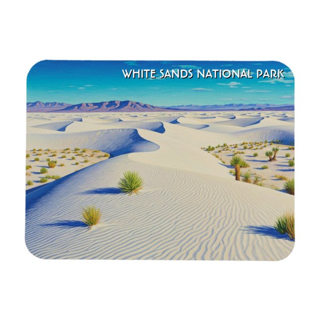Íman White Sands National Park Souvenir (Horizontal)