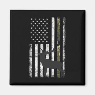 Íman Whitetail Deer Hunter Elk Buck Camo Americano