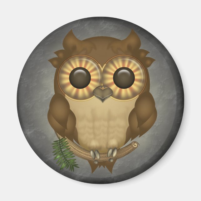 Íman Whoolio The Cute Owl Magnets (Frente)