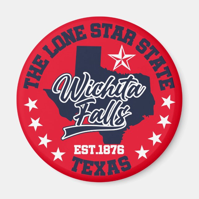 Íman Wichita Falls, Texas (Frente)