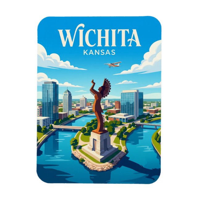 Íman Wichita Kansas (Vertical)