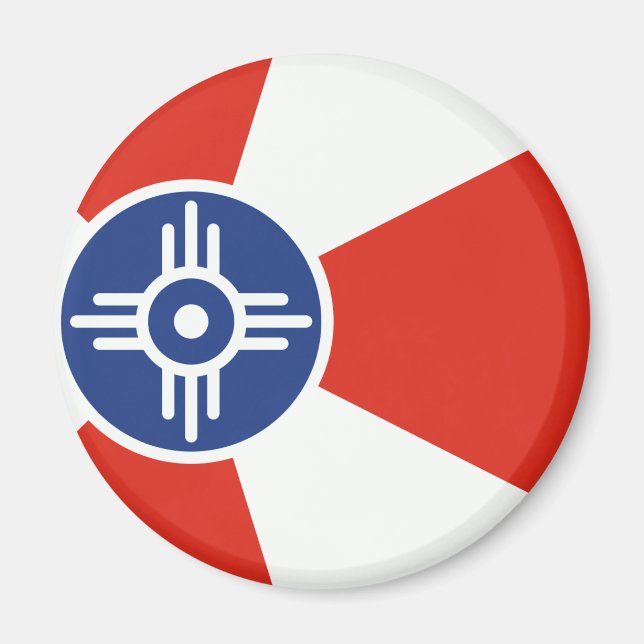 Íman Wichita Kansas ICT Flag (Frente)