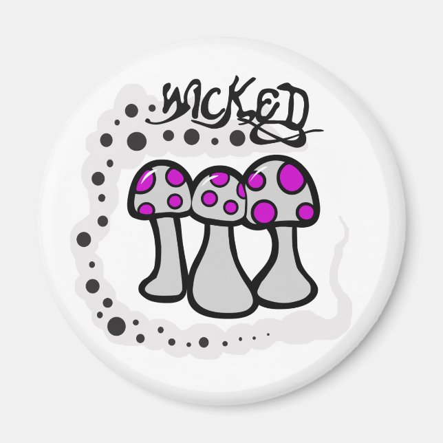 Íman Wicked Mushroom (Frente)