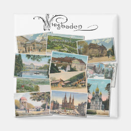 Íman Wiesbaden: Postcards Vintage Souvenir