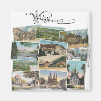 Íman Wiesbaden: Postcards Vintage Souvenir