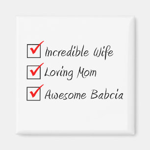 Íman Wife Mom Babcia Polish Woman