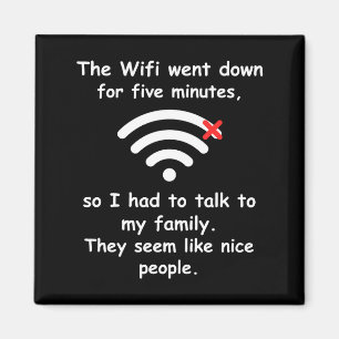 Íman Wifi Caiu Fale Com a Família Adolescente Engraçado