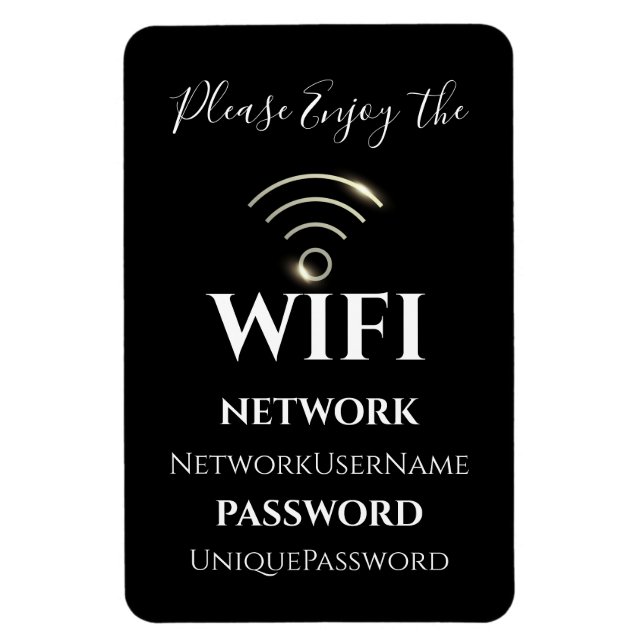 Íman WiFi elegante (Vertical)