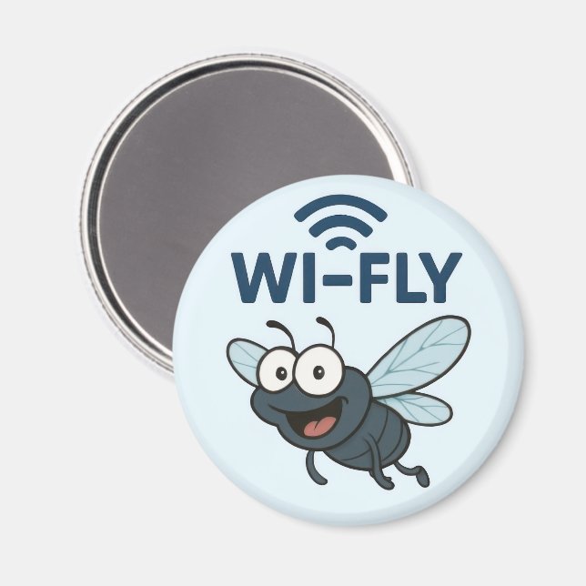 Íman Wifi Engraçado (Front/Back)