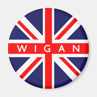 Íman Wigan UK Flag