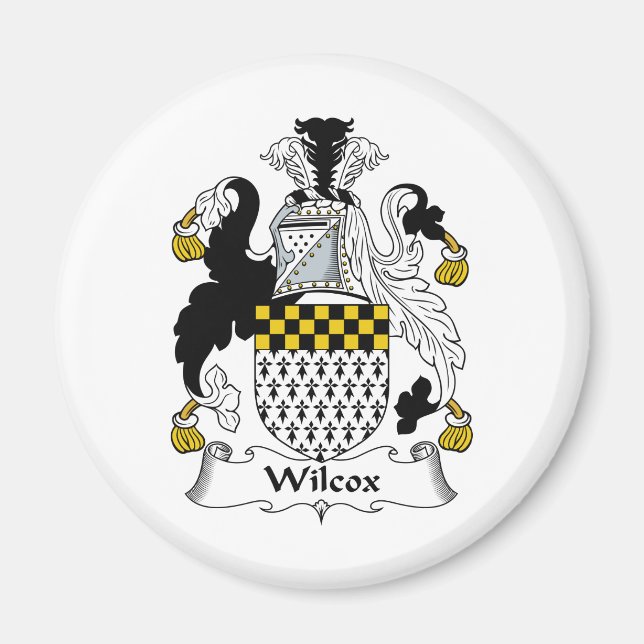Íman Wilcox Family Crest (Frente)