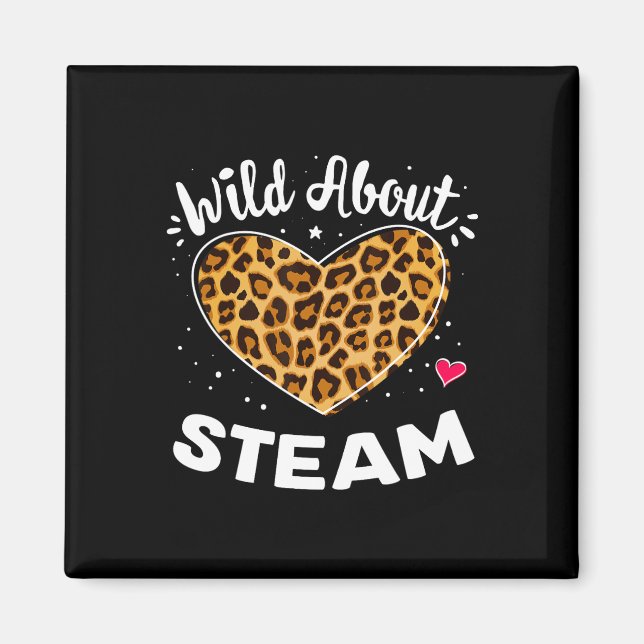 Íman Wild About Steam Leopard Squad Stem Byck To School (Frente)