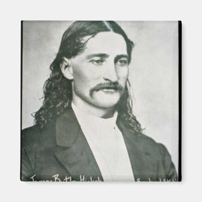 Íman 'Wild Bill' Hickok (foto b/w) (Frente)