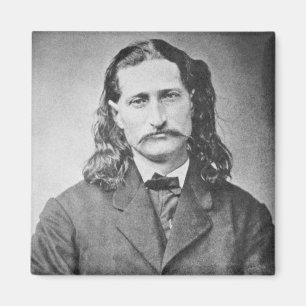 Íman Wild Bill Hickok Lawmen Old West Vintage Foto Mag