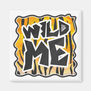 Íman Wild Me Tiger Orange and Black