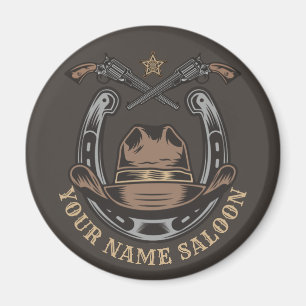 Íman Wild West Revolver Horsferes Western Cowboy Saloon