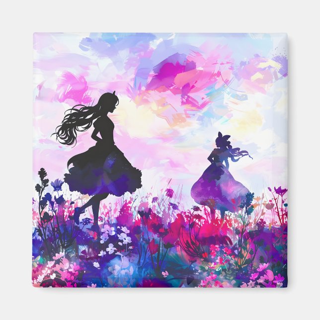 Íman Wildflower Wonderland Watercolor (Frente)