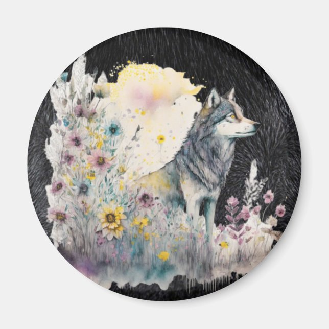 Íman Wildlife Wolf (Frente)