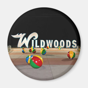 Íman Wildwoods assina dentro Wildwood New-jersey