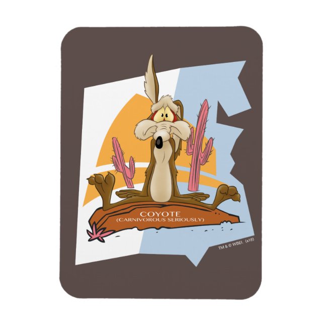 Íman Wile E. Coyote (Carnívoro Sério) (Vertical)