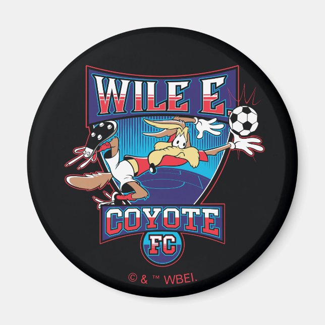 Íman WILE E. COYOTE™ Football Club Badge (Frente)