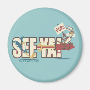 Íman WILE E. COYOTE™ Rocketing Past ROAD RUNNER™