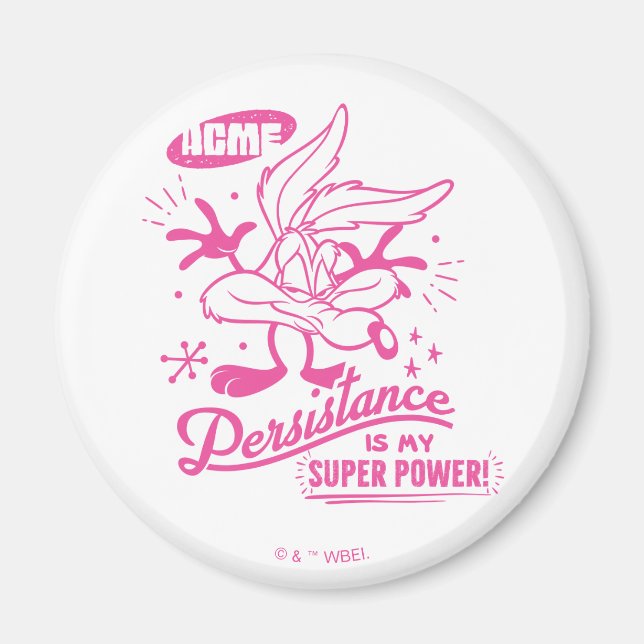 Íman WILE retrô desagradável E. COYOTE™ (Frente)