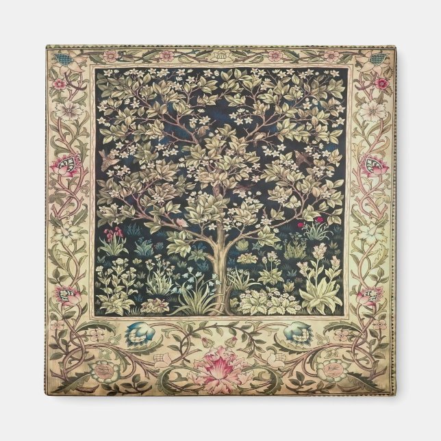 Íman Willam Morris belos designs e criações (Frente)