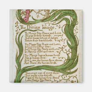 Íman William Blake   a imagem divina, das canções de