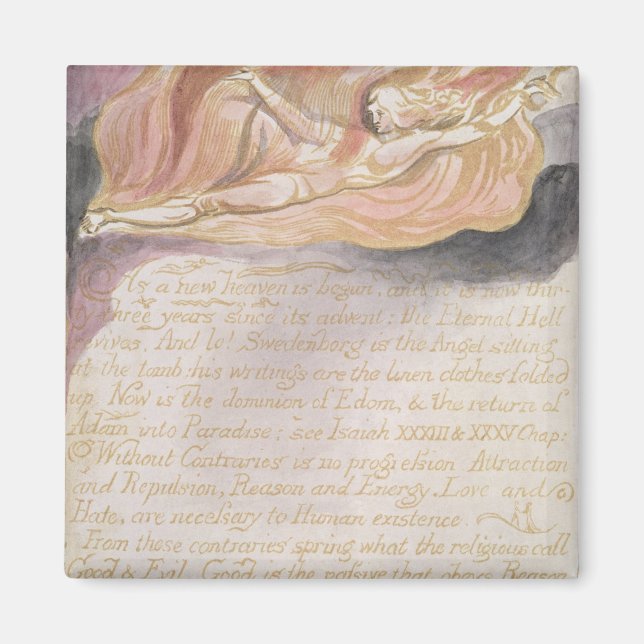 Íman William Blake | "Começa um novo céu" (Frente)