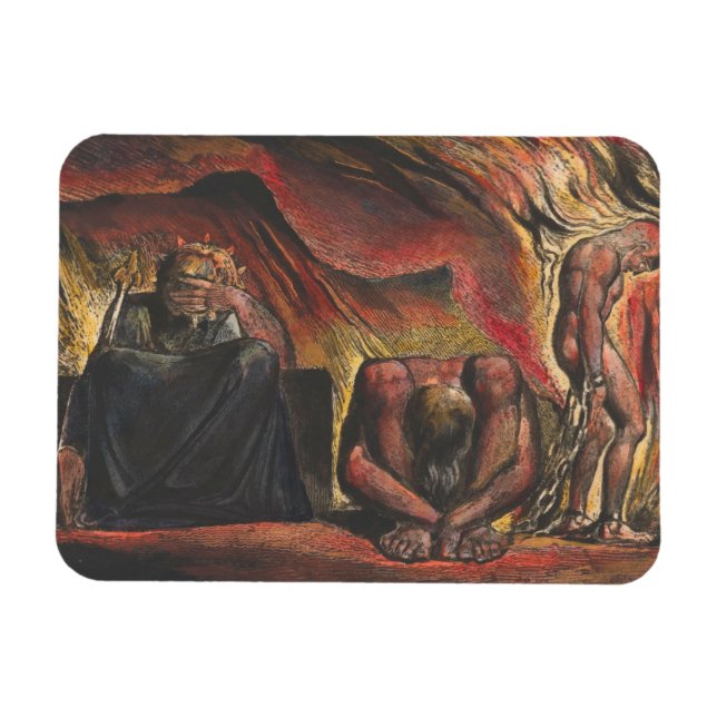 Íman William Blake Skofeld vestindo algemas forjadas pe (Horizontal)