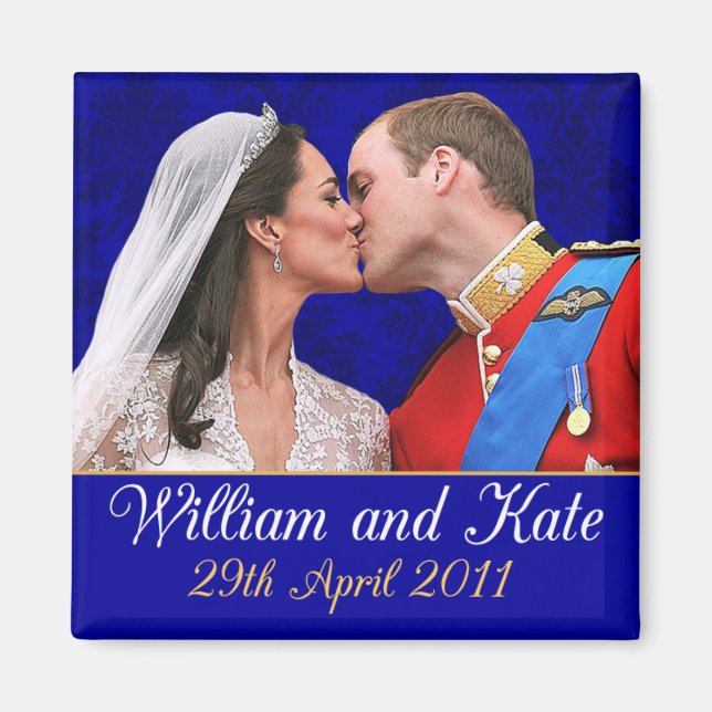 Íman William e Kate, o Kiss Real Casamento (Frente)