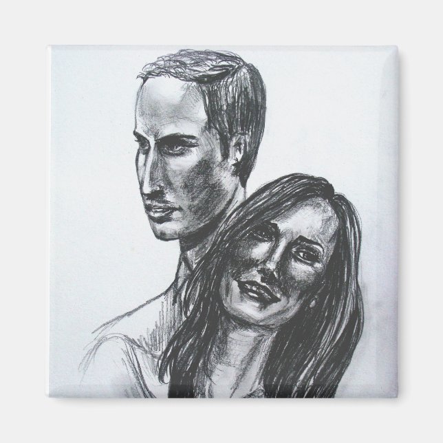 Íman William e Kate Wedding (Frente)