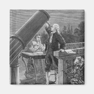 Íman William Herschel descobre o planeta Uranus