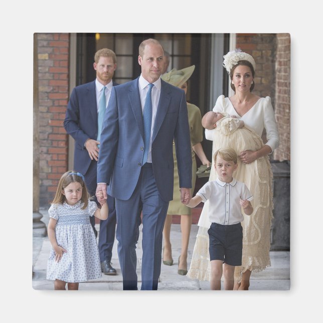 Íman William, Kate e crianças (Frente)