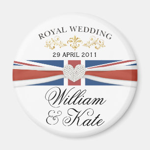 Íman William & Kate - presente comemorativo do