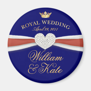 Íman William & Kate - presente comemorativo do