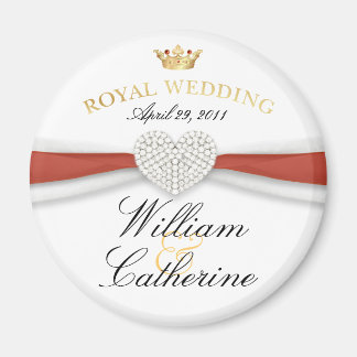 Íman William & Kate - Presente Comemorativo do Casament