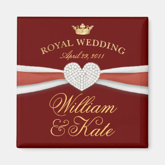 Íman William & Kate - Presente Comemorativo do Casament