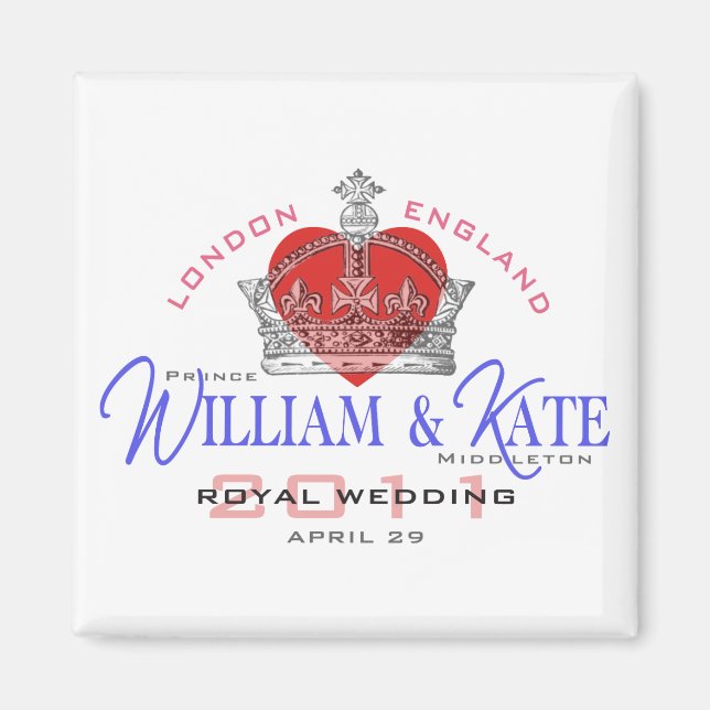 Íman William & Kate Royal Wedding (Frente)