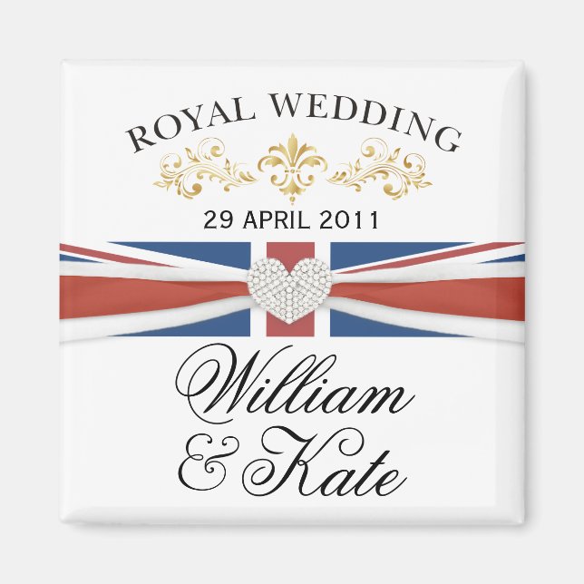 Íman William & Kate Royal Wedding Commemorative Gift (Frente)