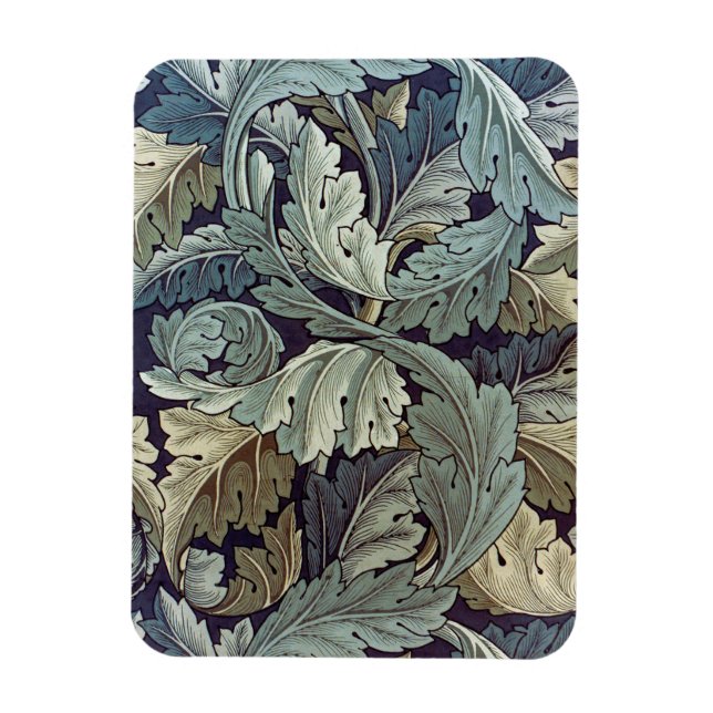 Íman William Morris Acanthus Wallpaper Folhas (Vertical)