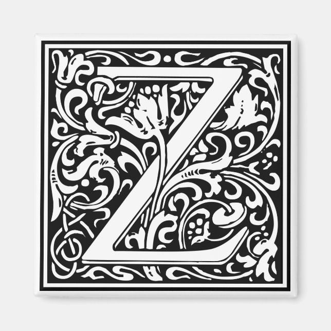 Íman William Morris Alphabet "Z" (Frente)