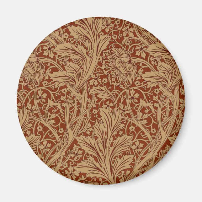 Íman William Morris Arcadia Jardim Floral Flor Classi (Frente)