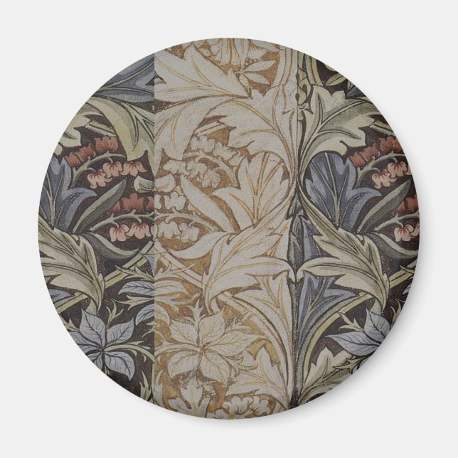 Íman William Morris Bluebell Botânico (Frente)