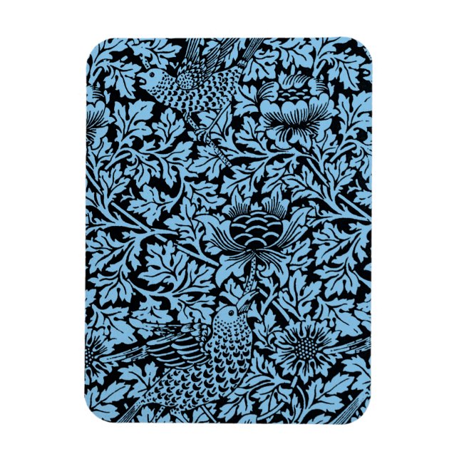 Íman William Morris Floral Pattern Bird Anenome (Vertical)