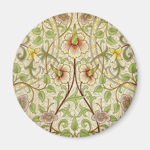 Íman William Morris Floral Trabalho de arte Vintage Wal