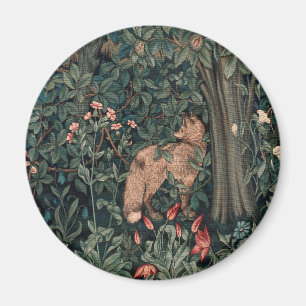 Íman William Morris Greenery Fox Willife